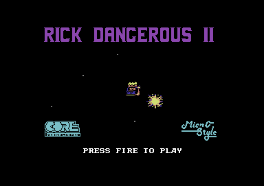Rick Dangerous [Kixx] screenshot 2 for Commodore 64
